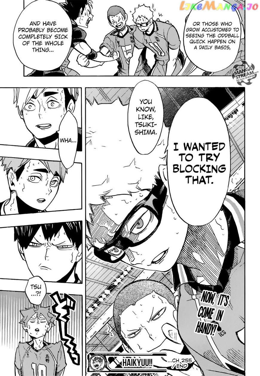 Haikyuu!!, Chapter 255 image 19